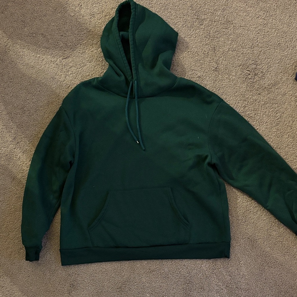 SHEIN Dark Green Hoodie